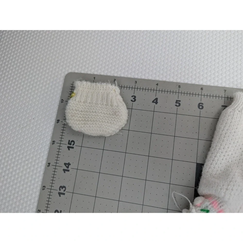 Knit‎ Doll Outfit Sweater Tights Booties Lot Vintage